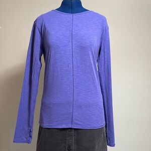 LULULEMON purple Superb Long Sleeve Tee